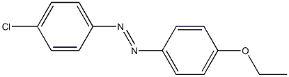 4-Chloro-4'-ethoxyazobenzene Struktur