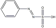 Benzenediazosulfonic acid Struktur