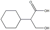 2-Cyclohexyl-3-hydroxypropanoic acid Struktur