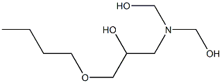 1-[Bis(hydroxymethyl)amino]-3-butoxy-2-propanol Struktur