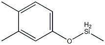 Methyl(3,4-dimethylphenoxy)silane Struktur