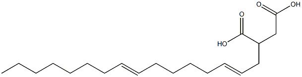 (2,8-Hexadecadienyl)succinic acid Struktur