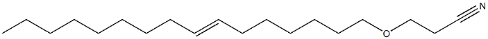 3-(7-Hexadecenyloxy)propionitrile Struktur