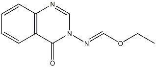 3-[(Ethoxymethylene)amino]quinazolin-4(3H)-one Struktur