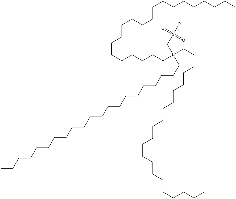 N,N-Dihenicosyl-N-sulfonatomethyl-1-henicosanaminium Struktur