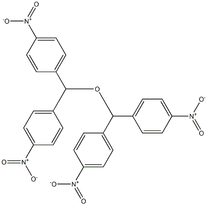 Bis(4,4'-dinitrobenzhydryl) ether Struktur