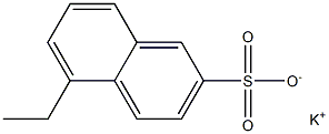 5-Ethyl-2-naphthalenesulfonic acid potassium salt Struktur