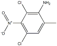 4,6-Dichloro-2-methyl-5-nitroaniline Struktur