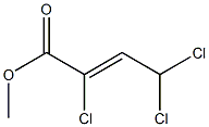 (Z)-2,4,4-Trichloro-2-butenoic acid methyl ester Struktur