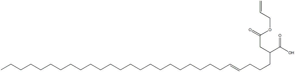 2-(4-Octacosenyl)succinic acid 1-hydrogen 4-allyl ester Struktur