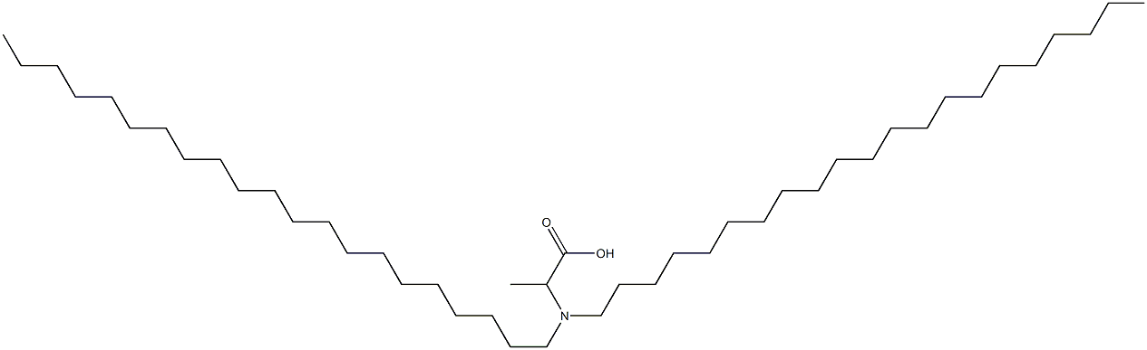 2-(Dihenicosylamino)propanoic acid Struktur