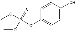 Thiophosphoric acid O,O-dimethyl O-(4-hydroxyphenyl) ester Struktur