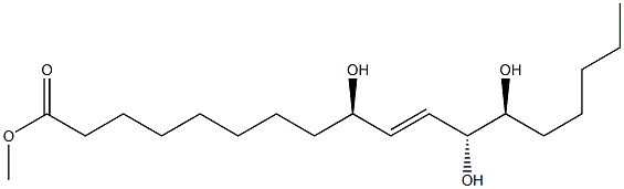 (9R,10E,12R,13S)-9,12,13-Trihydroxy-10-octadecenoic acid methyl ester Struktur