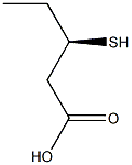 [R,(-)]-3-Mercaptovaleric acid Struktur