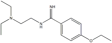 N1-[2-(Diethylamino)ethyl]-4-ethoxybenzamidine Struktur