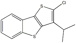 2-Chloro-3-isopropylthieno[3,2-b][1]benzothiophene Struktur