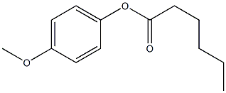 Hexanoic acid 4-methoxyphenyl ester Struktur