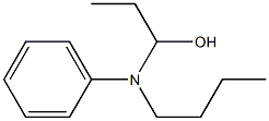 N-Butyl-N-(1-hydroxypropyl)aniline Struktur