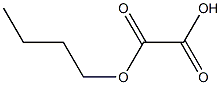 Oxalic acid hydrogen butyl ester Struktur