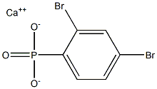 2,4-Dibromophenylphosphonic acid calcium salt Struktur