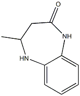 4-Methyl-1,3,4,5-tetrahydro-2H-1,5-benzodiazepine-2-one Struktur