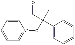 1-(1-Methyl-1-phenyl-2-oxoethoxy)pyridinium Struktur