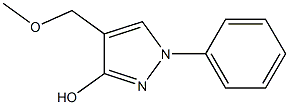 3-Hydroxy-4-methoxymethyl-1-phenyl-1H-pyrazole Struktur