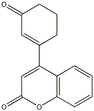 4-(3-Oxo-1-cyclohexenyl)coumarin Struktur