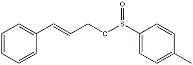 4-Methylbenzenesulfinic acid (2E)-3-phenyl-2-propen-1-yl ester Struktur