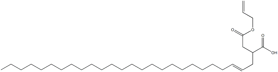 2-(2-Hexacosenyl)succinic acid 1-hydrogen 4-allyl ester Struktur