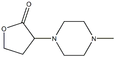 3-(4-Methyl-1-piperazinyl)-4,5-dihydrofuran-2(3H)-one Struktur