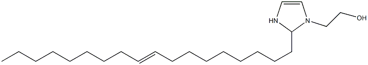 2-(9-Octadecenyl)-4-imidazoline-1-ethanol Struktur