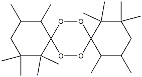 1,1,2,2,4,5,10,10,11,11,13,14-Dodecamethyl-7,8,15,16-tetraoxadispiro[5.2.5.2]hexadecane Struktur