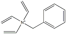 Triethenylbenzylaminium Struktur