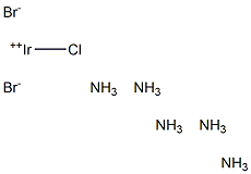 Chloropentammineiridium(III) bromide Struktur