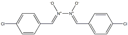 1,2-Bis(4-chlorophenylmethylene)hydrazine 1,2-dioxide Struktur