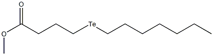 5-Telluradodecanoic acid methyl ester Struktur