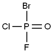 Bromochlorofluorophosphine oxide Struktur