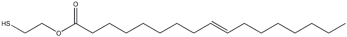 9-Heptadecenoic acid 2-mercaptoethyl ester Struktur