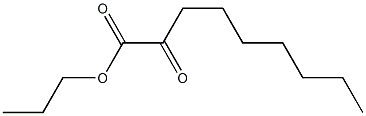 2-Oxononanoic acid propyl ester Struktur