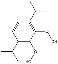 3,6-Diisopropyl-1,2-benzenediyldihydroperoxide Struktur