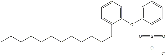 2-(2-Dodecylphenoxy)benzenesulfonic acid potassium salt Struktur