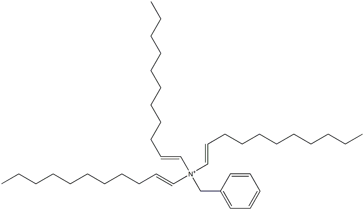 Tri(1-undecenyl)benzylaminium Struktur