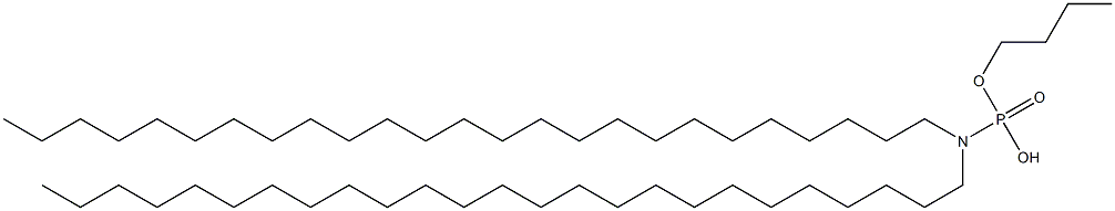 N,N-Dipentacosylamidophosphoric acid hydrogen butyl ester Struktur