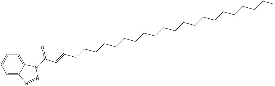 1-(1-Oxo-2-tetracosenyl)-1H-benzotriazole Struktur