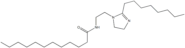 1-(2-Lauroylaminoethyl)-2-octyl-2-imidazoline Struktur