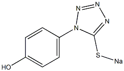 4-(5-Sodiothio-1H-tetrazol-1-yl)phenol Struktur