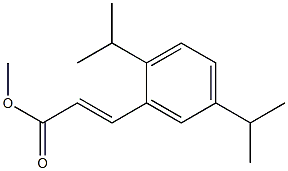 2,5-Diisopropylcinnamic acid methyl ester Struktur