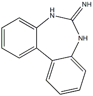 6,7-Dihydro-6-imino-5H-dibenzo[d,f][1,3]diazepine Struktur