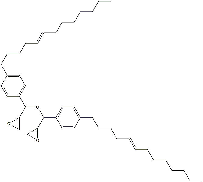 4-(5-Tridecenyl)phenylglycidyl ether Struktur